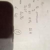 2 GOMME 4 STAGIONI 185/65/14 86H