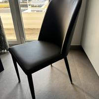 sedia ecopelle colore girgio