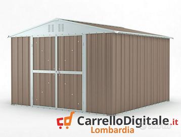 Box struttura lamiera Acciaio 327x307 tortora