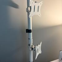 Staffa braccio per monitor verticale