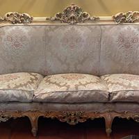 Elegante salotto stile barocco veneziano