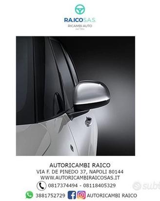 Coppia Calotte Cromate Specchio Fiat 500L