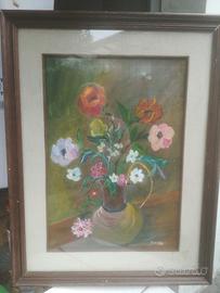 quadro vaso con fiori