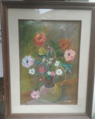 quadro vaso con fiori
