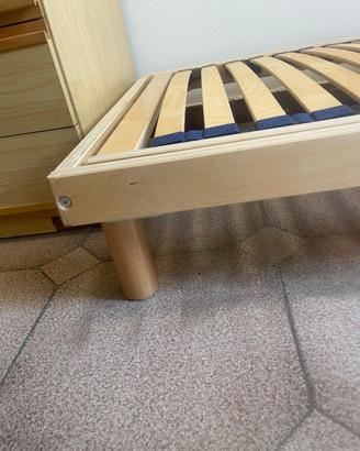 Rete a doghe singola reclinabile – 190 x 80 cm