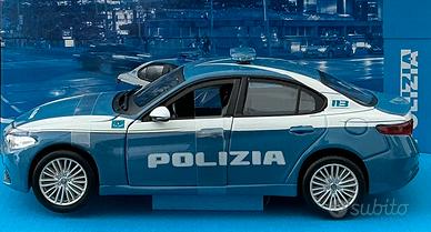 Modellino auto 1/24 Alfa Romeo Giulia Polizia
