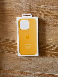 Cover Iphone 15 pro originale Gialla