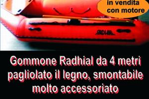 Gommone Radhial da 4 metri con motore