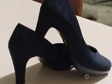 scarpe décolleté blu