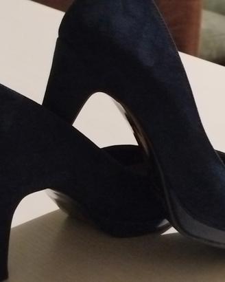 scarpe décolleté blu