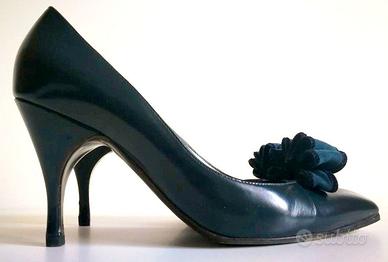 Originali MARC JACOBS, decollete alte ottanio, 37