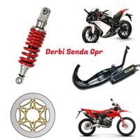 Derbi Senda Gpr accessori scarico mono freni filtr