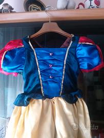 Costume bambina Biancaneve 4-5 anni