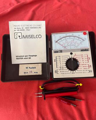 Tester vintage miselco