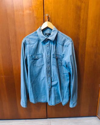 camicia jeans taglia L