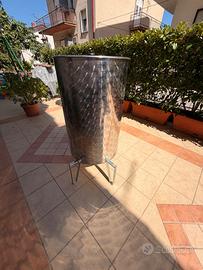 BOTTE 200litri acciaio inox
