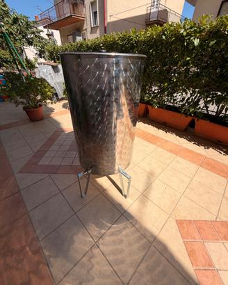 BOTTE 200litri acciaio inox