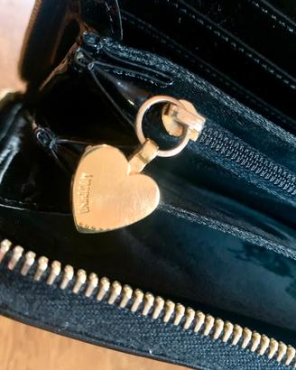 Moschino pochette vernice nera