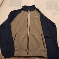 Felpa asics blu grigia XXL nuova