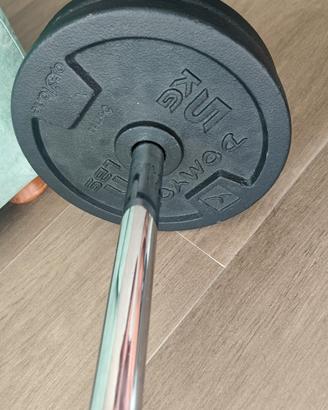 Bilanciere palestra decathlon 