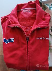 Felpa con zip Gas Honda racing HRC