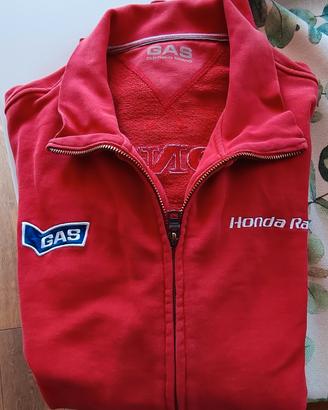 Felpa con zip Gas Honda racing HRC
