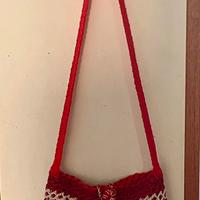 Borsa a Tracolla Crochet Fatta a Mano