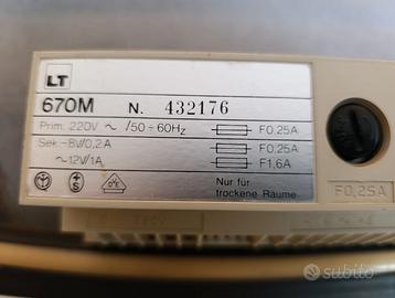 Alimentatore citofonico LT 670M