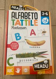 Puzzle Alfabeto Tattile Montessori