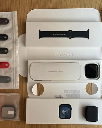 Apple Watch 9 45mm +cinturino NUOVO Full Optionals