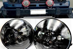FARI LED 7 Pollici Per MITSUBISHI PAJERO 1 6500K
