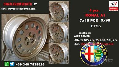 Alfa Romeo 75 ronal a1 7x 15 5x98 et25