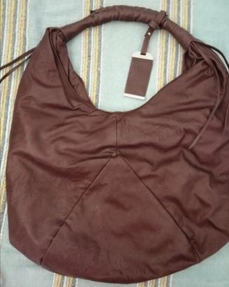 borsa a tracolla in similpelle 