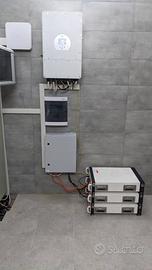 Impianto fotovoltaico 8kw con batteria 15kwh solar