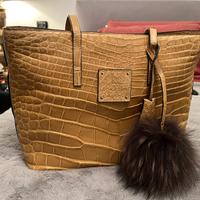 Borsa tote vero coccodrillo 45x35