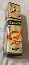 Scatoletta latta vintage con orologio,ChinaMartini