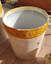 Vaso di creta smaltato senza manici, non spedisco