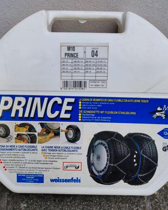 CATENE DA NEVE GRUPPO 4 DIVERSE MISURE PNEUMATICI
