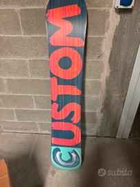 Burton Custom 58 snowboard flying V
