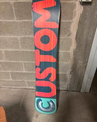 Burton Custom 58 snowboard flying V