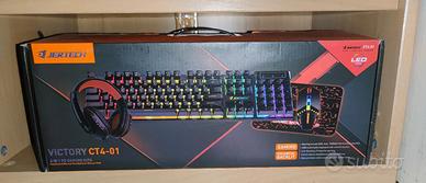 Kit Gaming 4 in 1 Jertech CT4-01 | Tastiera RGB, M