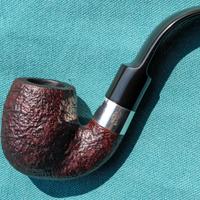 pipa bent billiard savinelli silver