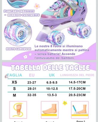 pattini 4 rotelle