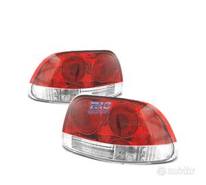 FANALI PER HONDA CRX DEL SOL 92-97 ROSSO BIANCO ST