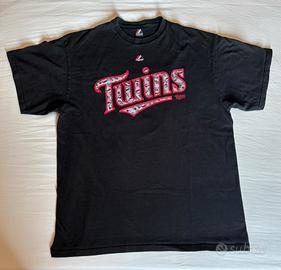T-shirt Majestic Minnesota Twins Joe Mauer