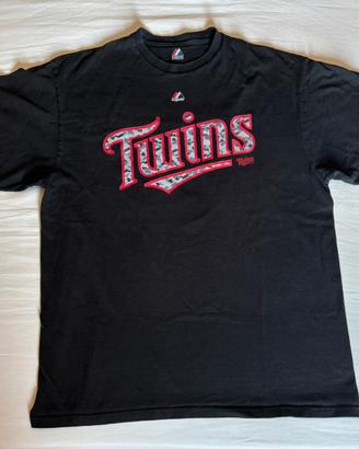 T-shirt Majestic Minnesota Twins Joe Mauer