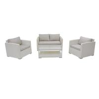 KIOSS Salotto giardino effetto vimini Polyrattan