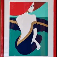 (1) AMLETO DALLA COSTA SERIGRAFIA ORIGINALE FIRMAT