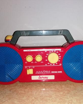 LANSAY anni 80 radio AM FM soundbox