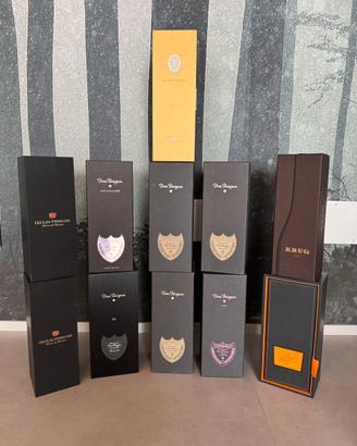 Box champagne vuote